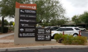 Industrial Center Monument Sign