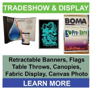 Retractable Banners, Flags, and Lightbox Examples