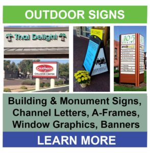 Wayfinding, Monument Signs and Storefront Signs